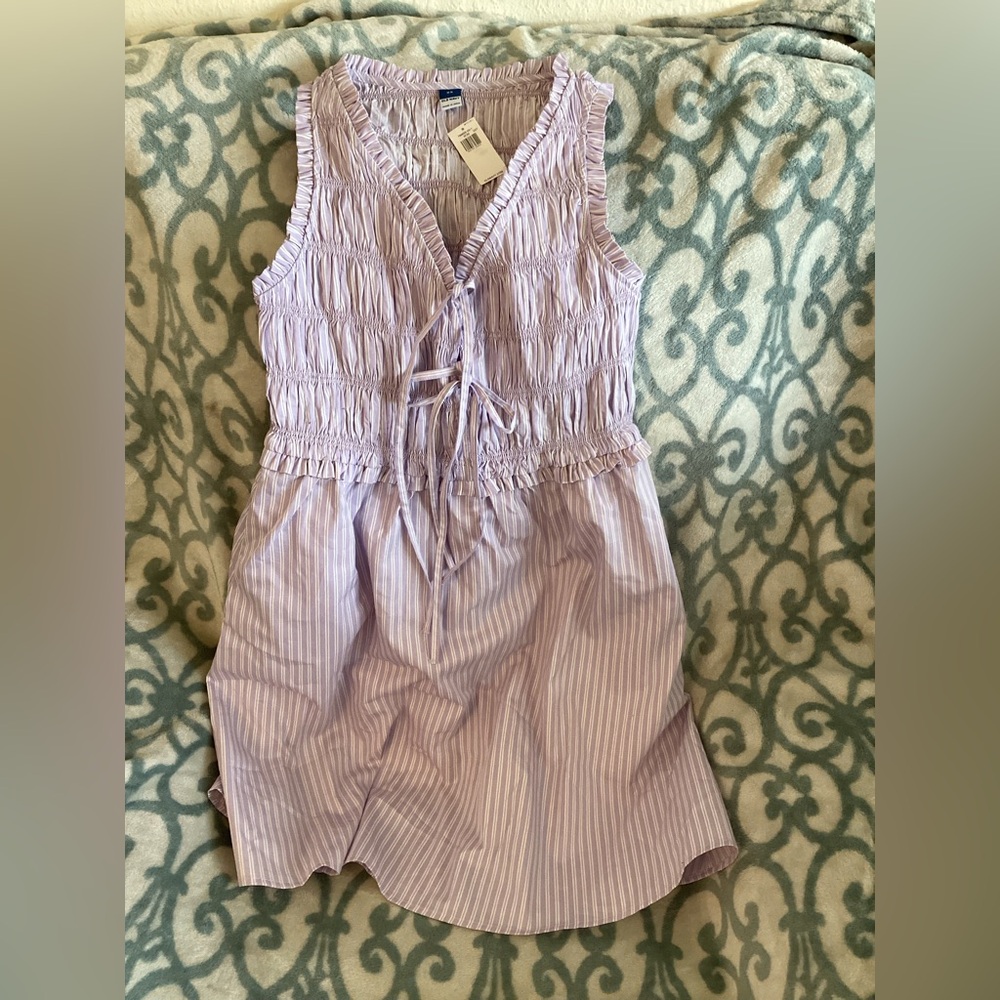 Old Navy Lavender Ruched dress
